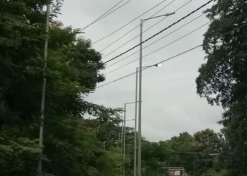 തെരുവുവിളക്കുകൾ പകലും പ്രകാശിക്കുന്നു