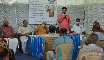 സദനം വാസുദേവന് സ്വീകരണം നൽകി