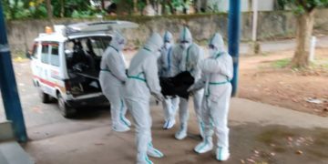 കൊറോണ ബാധിച്ച് മരിച്ച കരാകുർശ്ശി സ്വദേശിയുടെ മൃതദേഹം സംസ്ക്കരിച്ചു. 