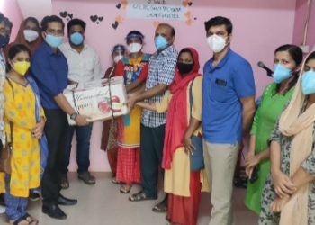 കോവിഡ് പരിചരണ കേന്ദ്രം ജെസിഐ അംഗങ്ങൾ സന്ദർശിച്ചു