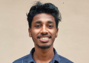 ലക്കിടി നെഹ്റു കോളേജിലെ അഭിജിത്തിന്റ പെൻസിൽമുനയിൽ വിരിയും പേരുകൾ