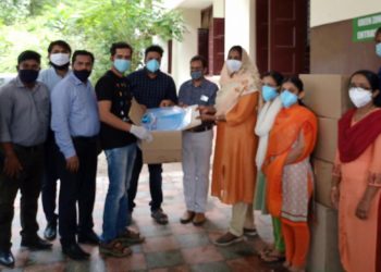 കോവിഡ് കേന്ദ്രത്തിന് സഹായം എത്തിച്ചു