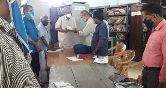 വി.കെ ജയപ്രകാശിനെ ആദരിച്ചു