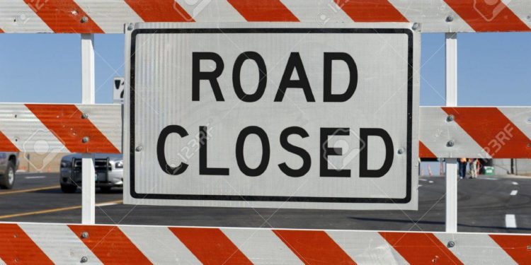 റോബിന്‍സണ്‍ റോഡ് റെയില്‍വേ ഗേറ്റ്  അടച്ചിടും