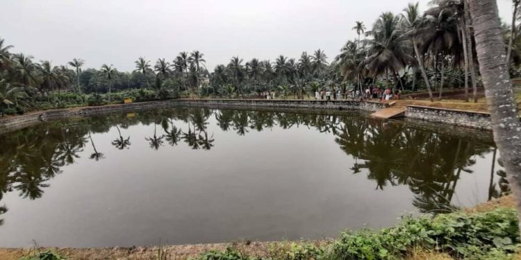 നവീകരിച്ച വടതോട് കുളം മന്ത്രി ഉദ്ഘാടനം ചെയ്തു