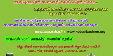 കുടുംബശ്രീ സി.ഡി.എസുകളില്‍ അക്കൗണ്ടന്റ് ഒഴിവ്