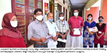 ജൂനിയർ റെഡ് ക്രോസ്സ് : മാസ്കുകൾ വിതരണം ചെയ്തു