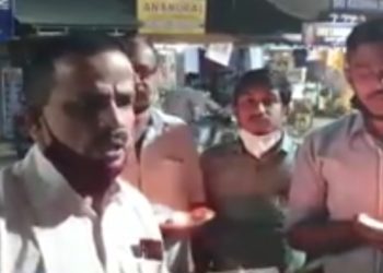 കൽപ്പാത്തിയിൽ പ്രതിഷേധ ജ്വാല നടത്തി