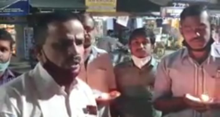 കൽപ്പാത്തിയിൽ പ്രതിഷേധ ജ്വാല നടത്തി