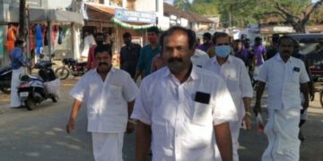 യു.ഡി.എഫ് പടത്തലവന്മാർ LDF സ്ഥാനാർത്ഥിക്കൊപ്പം വോട്ടു തേടിയിറങ്ങി..