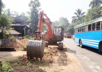 ഒറ്റപ്പാലം – ചെർപ്പുളശേരി റോഡിൻ്റെ പ്രവൃത്തികൾ ആരംഭിച്ചു