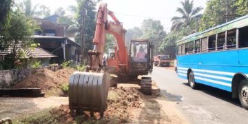 ഒറ്റപ്പാലം – ചെർപ്പുളശേരി റോഡിൻ്റെ പ്രവൃത്തികൾ ആരംഭിച്ചു