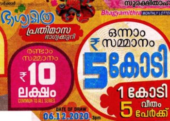 ഭാഗ്യമിത്ര ഒരു കോടി ഒലവക്കോടിന് ﻿