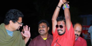 സംസ്കാര സാഹിതി യുടെ ‘മുഖംമൂടി’ അരങ്ങുതകർക്കുമ്പോൾ