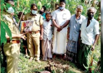 വ​ള​ർ​ത്തു നായ​യെ പു​ലി തി​ന്നു