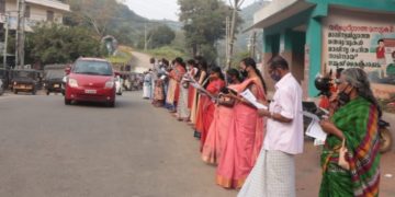 അട്ടപ്പാടിയിൽ 60,000 കർഷകരുടെ അതിജീവന മതിൽ.