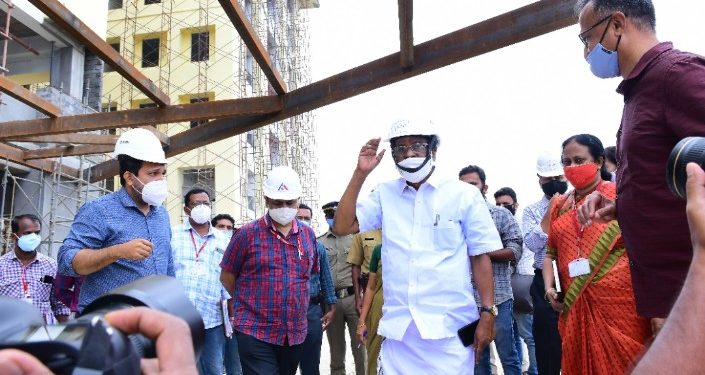 മെഡിക്കല്‍ കോളേജ് : നിര്‍മാണ പ്രവര്‍ത്തനങ്ങള്‍ ത്വരിതപ്പെടുത്താന്‍ മന്ത്രി നിര്‍ദ്ദേശിച്ചു