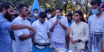 കെ.എസ്.യു.  “പ്രതിഷേധ ചായക്കട” സംഘടിപ്പിച്ചു