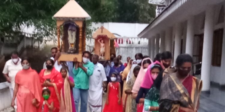 മരിയ നഗർ പള്ളി തിരുനാൾ ആഘോഷിച്ചു.