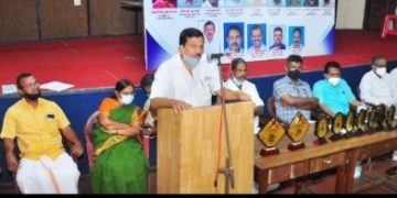 കേരള വ്യാപാരി വ്യവസായി സമിതി   ജനപ്രതിനിധികൾക്ക് സ്വീകരണം നൽകി