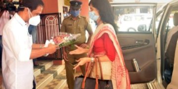 മൃണ്‍മയി ജോഷി ശശാങ്ക്  ജില്ലാ കലക്ടറായി ചുമതലയേറ്റു