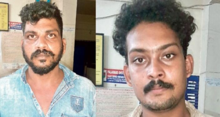 യാത്രക്കാരെ മർദിച്ച് കാർ തട്ടിയെടുത്ത കേസിൽ രണ്ടുപേർ പിടിയിൽ;