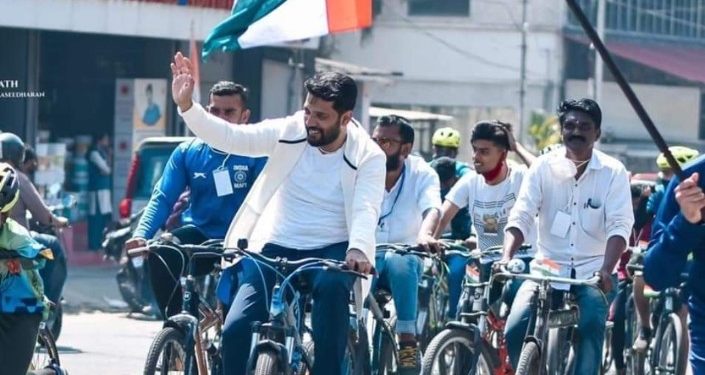 കർഷകന് ഐക്യദാർഢ്യം :സൈക്കിൾ റാലി