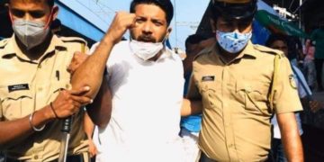 കർഷകർക്ക്​ ഐക്യദാർഢ്യം: യൂത്ത്​ ​കോൺഗ്രസ്​ ട്രെയിൻ തടഞ്ഞ്​ പ്രതിഷേധിച്ചു