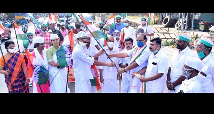 ടൗൺ വെസ്റ്റ് മണ്ഡലം ഗാന്ധി സ്മൃതി യാത്ര നടത്തി