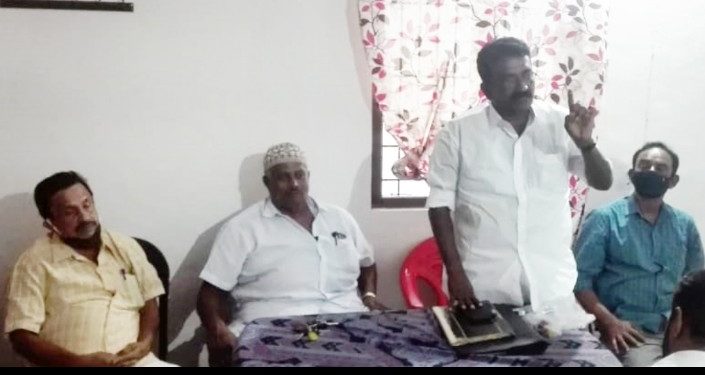 കെപിസിസി മൈനോർട്ടി ഡിപ്പാർട്ട് മെന്റ് പാലക്കാട് ജില്ലാ പ്രവത്തകയോഗം