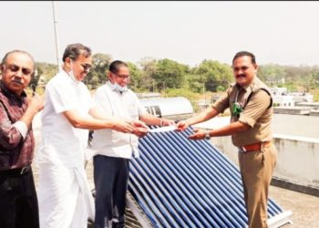 ജില്ലാ ജയിലിലേക്ക് സോളാർ വാട്ടർ ഹീറ്റർ സംഭാവന ചെയ്തു.