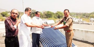 ജില്ലാ ജയിലിലേക്ക് സോളാർ വാട്ടർ ഹീറ്റർ സംഭാവന ചെയ്തു.