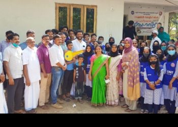 സഹപാഠിക്ക്സ്‌നേഹവീടൊരുക്കി കോട്ടോപ്പാടത്തെ  വിദ്യാർത്ഥികൾവി.കെ.ശ്രീകണ്ഠൻ എം.പി താക്കോൽദാനം നിർവ്വഹിച്ചു