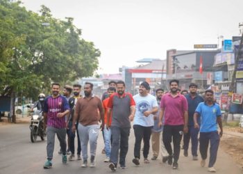 പ്രഭാതസവാരിയുമായി സരിൻ
