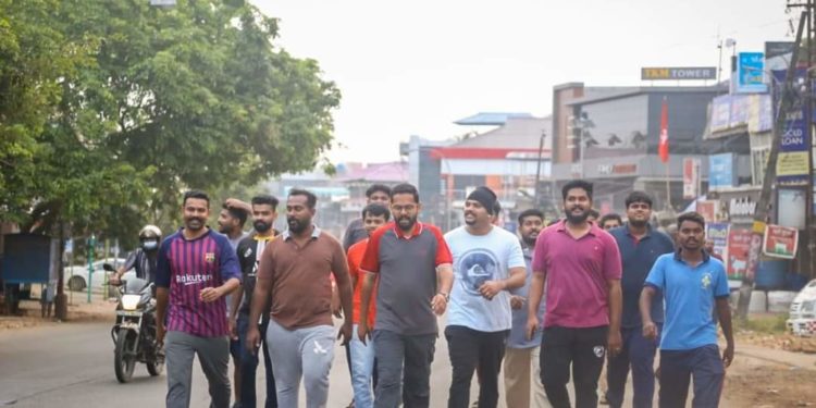 പ്രഭാതസവാരിയുമായി സരിൻ