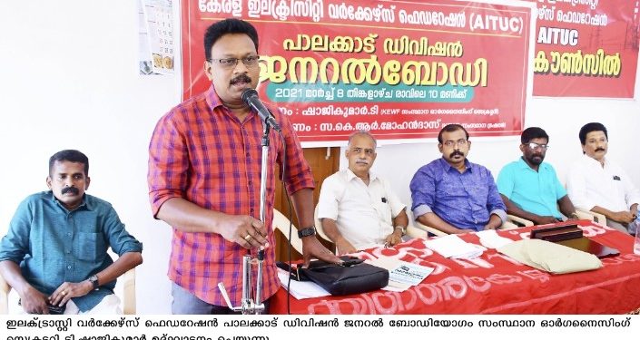 കേരള ഇലക്ട്രിസിറ്റി വർക്കേഴ്സ് ഫെഡറേഷൻ വനിതദിനാചരണം നടത്തി.