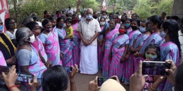കെ.കൃഷ്ണൻകുട്ടിയുടെ പര്യടനം