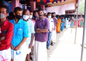 ജില്ലയിൽ ഉച്ചയ്ക്ക് ഒന്ന് വരെയുള്ള പോളിംഗ് ശതമാനം 44.71