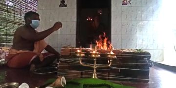 മഹാമാരിയിൽ നിന്നും മാനവരാശിയെ രക്ഷിക്കാൻ ലോക രക്ഷമ രുദ്രാക്ഷയാഗം
