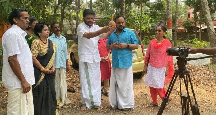 ഗാന്ധിഗിരി” യൂ ട്യൂബ് പരമ്പര ഉദ്ഘാടനവും ആദ്യ ഷൂട്ടിങ്ങും നടന്നു.