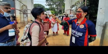 പരീക്ഷ ചൂടിനൊപ്പം കൊറോണ ചൂടും