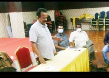 കേരള വ്യാപാരി വ്യവസായി ഏകോപന സമിതി മലമ്പുഴ   ഭാരവാഹികളുടെ യോഗം
