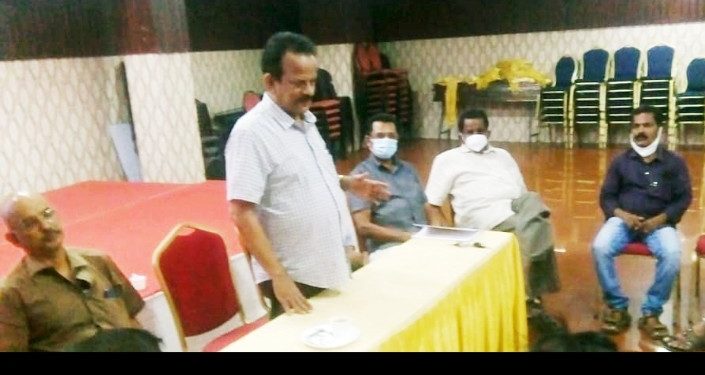 കേരള വ്യാപാരി വ്യവസായി ഏകോപന സമിതി മലമ്പുഴ   ഭാരവാഹികളുടെ യോഗം