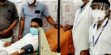 യൂത്ത് കോൺഗ്രസ്സ് പ്രവർത്തകർ രക്തദാനം ആരംഭിച്ചു