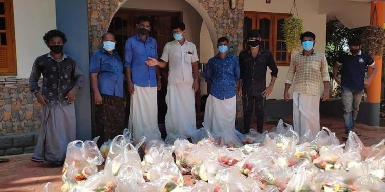 യുവചേതന ക്ലബ് പച്ചക്കറി കിറ്റ് വിതരണം നടത്തി