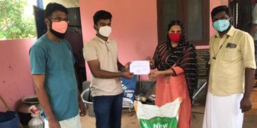 പുതുക്കോട് കമ്മ്യൂണിറ്റി കിച്ചണിലേക്ക് അരി നൽകി എം. സി. എ ട്രെഡേഴ്‌സ്