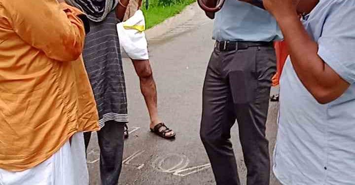 സബ്ബ് കലക്ടർ ഇടപെട്ടു: റോഡിലെ വെള്ളക്കെട്ടിനു പരിഹാരമായി.