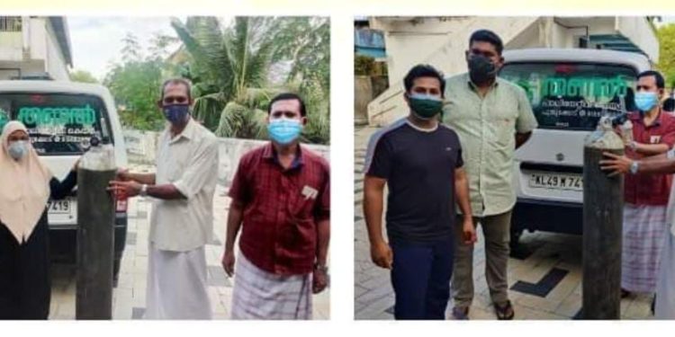 രോഗികൾക്കായി ടീം വെൽഫെയർ പുതുക്കോട് ഓക്സിജൻ സജ്ജീകരിച്ചു