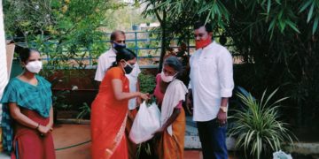 നാഷണൽ ദ്രാവിഡ സമാജം ഭക്ഷ്യധാന്യ കിറ്റ് വിതരണം നടത്തി