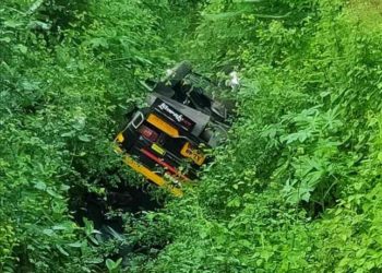 ഡ്രൈവറില്ലാത്ത ഓട്ടോറിക്ഷ കനാലിലേക്ക് മറിഞ്ഞു.